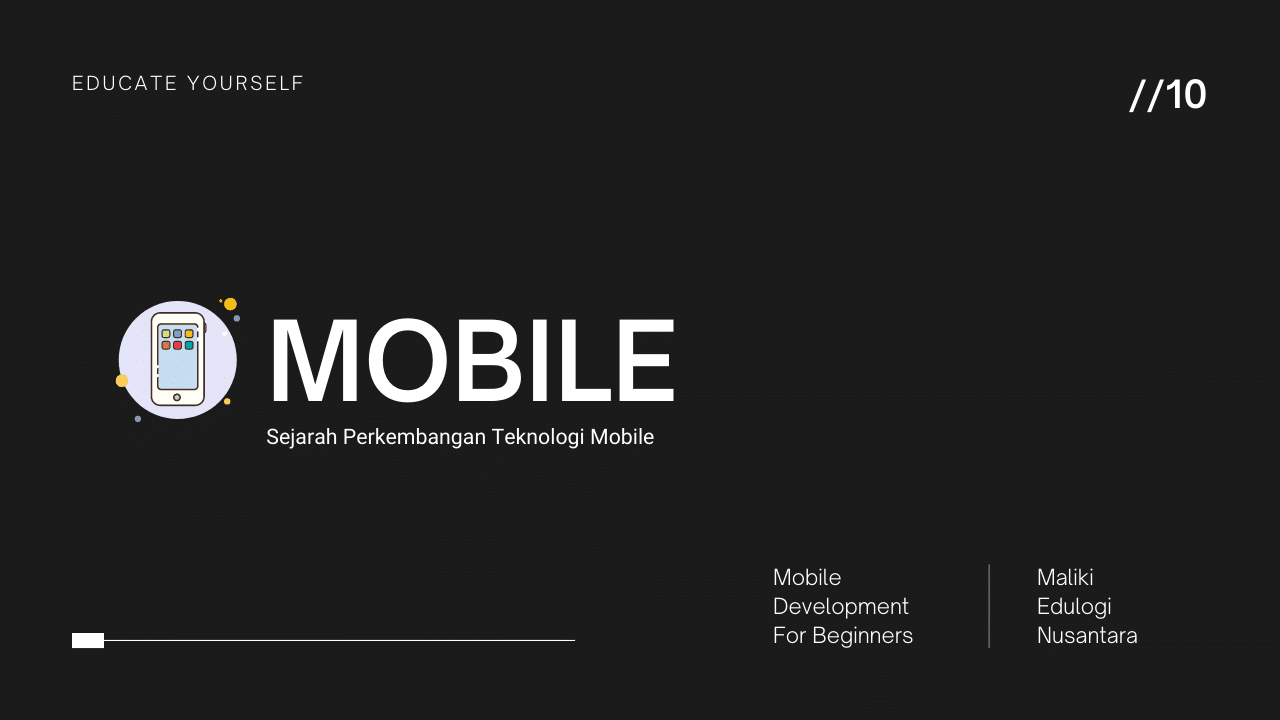 Sejarah Perkembangan Teknologi Mobile