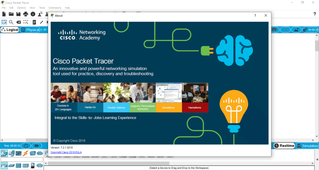 Cisco Packet Tracer Versi 7.2.1