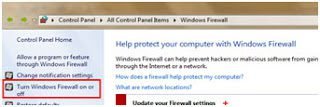 Turn Windows Firewall On or Off