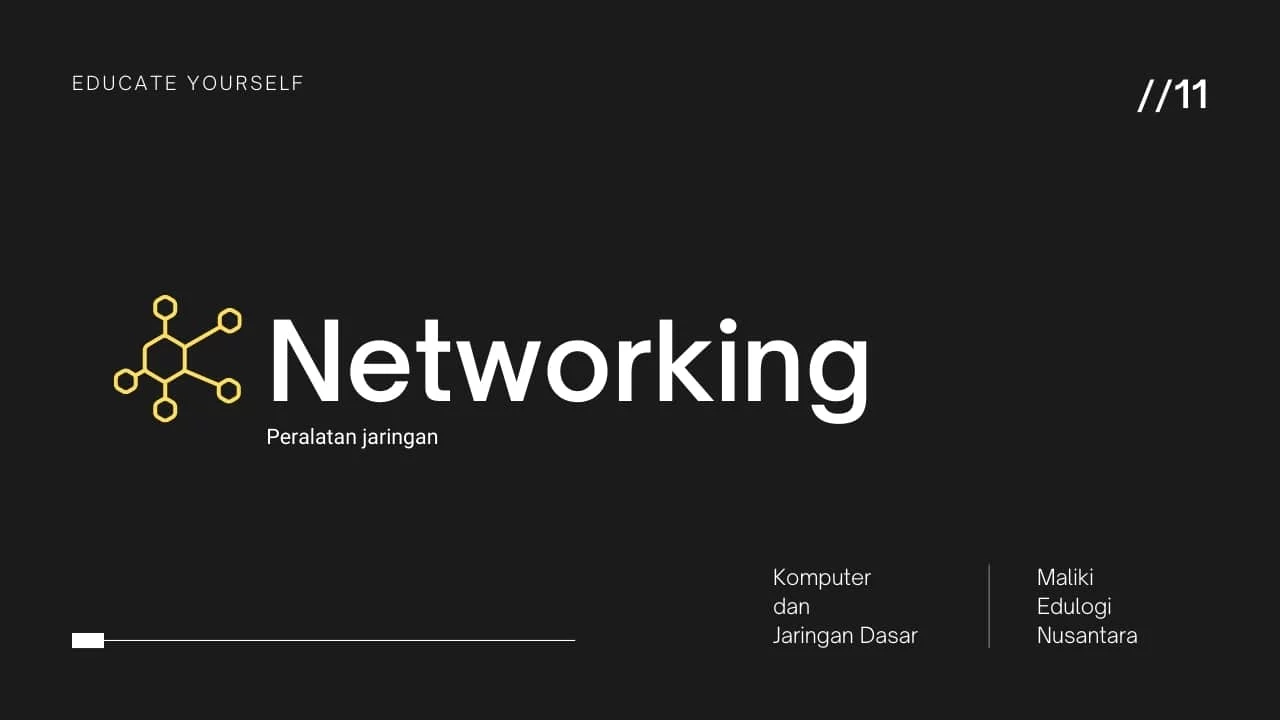 Peralatan jaringan
