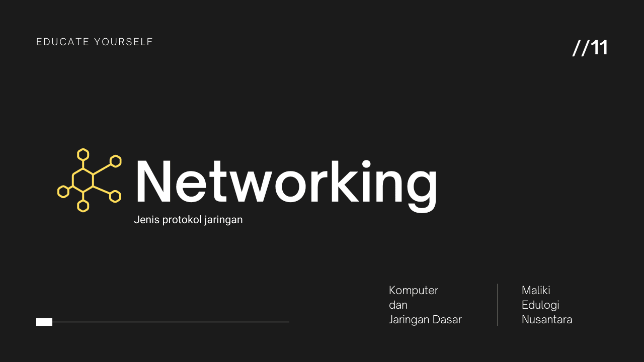 Jenis protokol jaringan