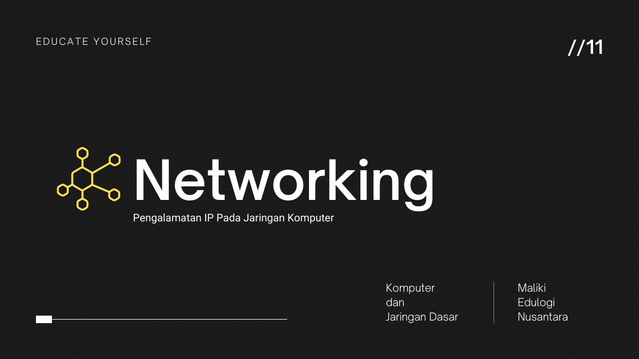 Pengalamatan IP Pada Jaringan Komputer