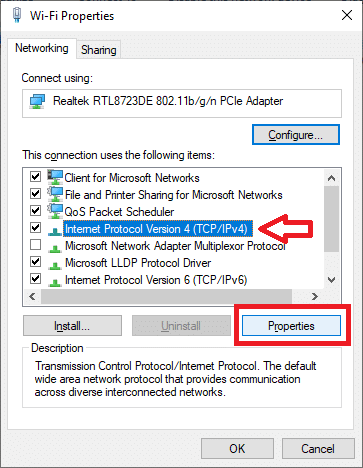 Internet Protocol (TCP/IP)